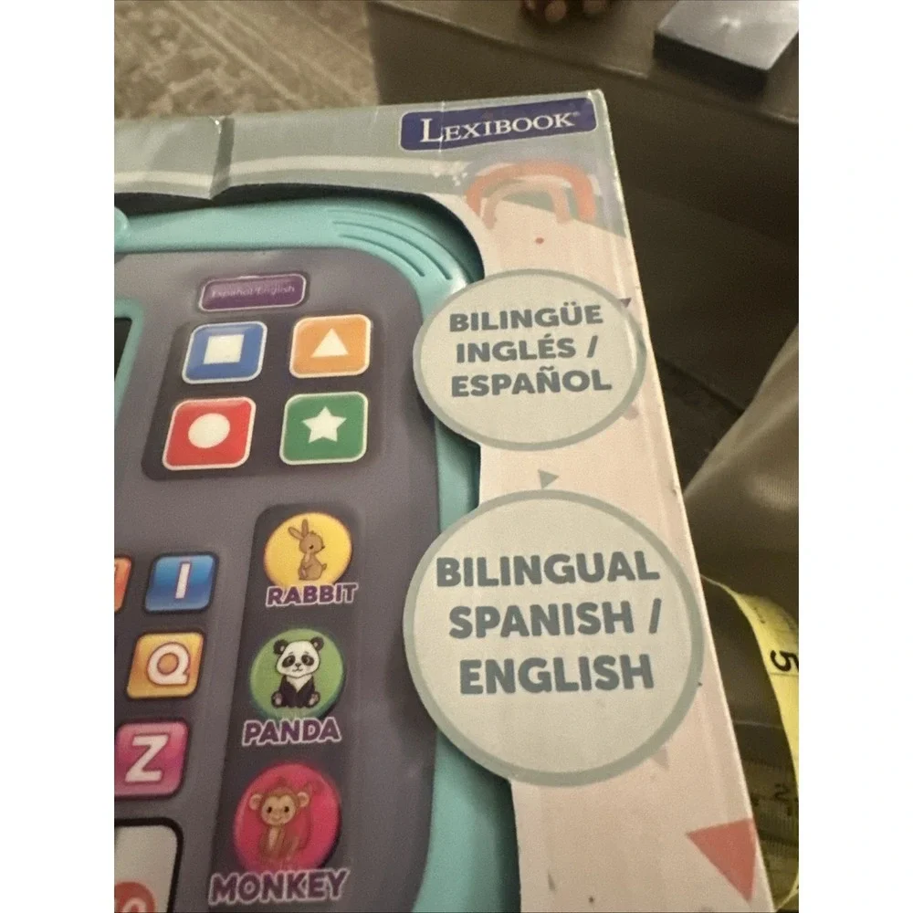 Lexibook Listen and Learn Talking Discovery Tablet Bilingual Spanish English New